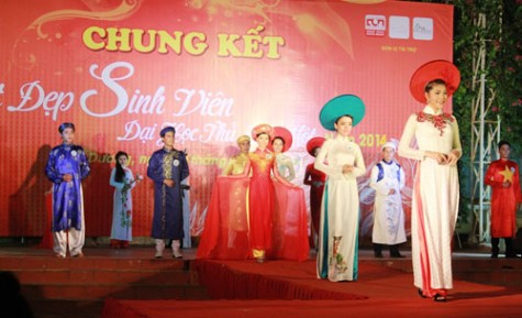 Chung kết Cuộc thi “Nét đẹp sinh viên” Đại học Thủ Dầu Một năm 2014: Vương Thanh Tuyền và Nguyễn Chí Thanh đăng quang