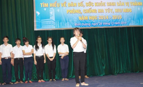 600 học sinh tham gia Hội thi tìm hiểu về DS - SKSSVTN; phòng, chống ma túy, HIV/AIDS