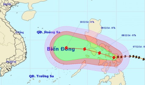 Bão Hagupit càn quét Philippines ngay cửa ngõ biển Đông