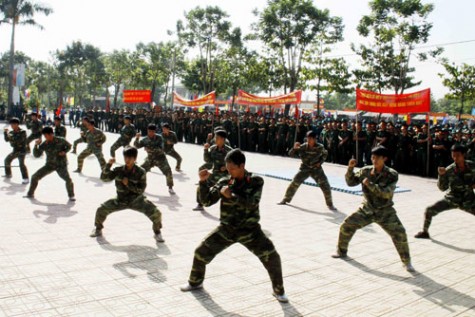 Lực lượng vũ trang Bình Dương “Trung dũng kiên cường, chủ động sáng tạo, đoàn kết quyết thắng”