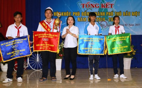 TP. Thủ Dầu Một:  Tổng kết Hội khỏe Phù Đổng  năm học 2014-2015