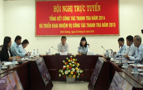 Hội nghị trực tuyến toàn quốc tổng kết công tác thanh tra năm 2014