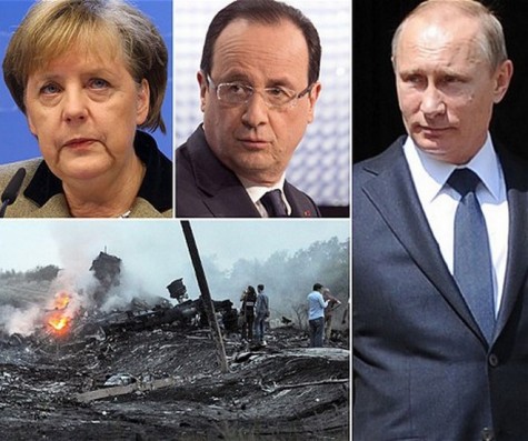 WSJ: Bà Merkel và ông Hollande bác đề xuất của Tổng thống Nga Putin