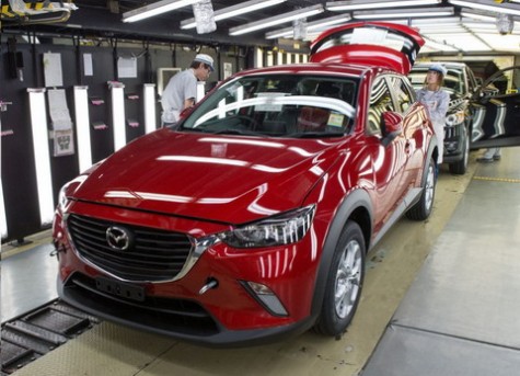 Mazda CX-3 được sản xuất đại trà và xuất khẩu