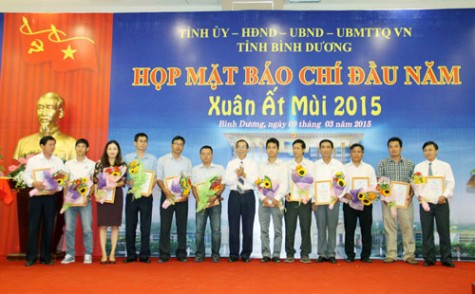 Họp mặt báo chí đầu năm – Xuân Ất Mùi 2015