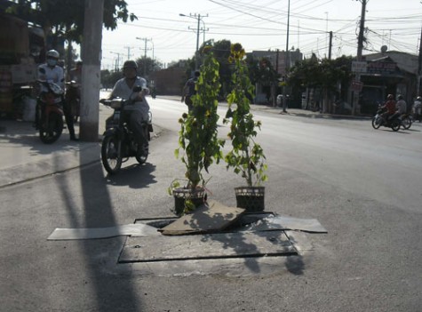 “Hố tử thần” ở giữa ngã ba