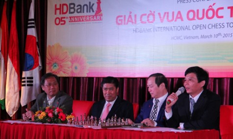 Giải cờ vua quốc tế HDBank 2015: Hấp dẫn những cuộc chiến đỉnh cao!