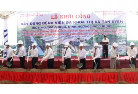 TX.Tân Uyên khởi công xây dựng Bệnh viện đa khoa 200 giường