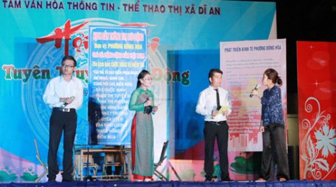 Khai mạc Hội thi Tuyên truyền lưu động TX.Dĩ An năm 2015