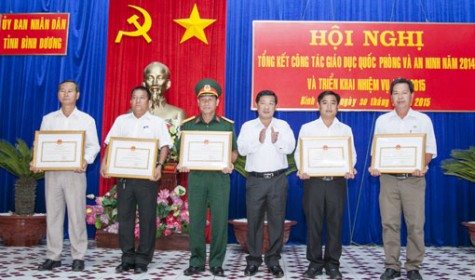 Tổng kết công tác giáo dục quốc phòng và an ninh năm 2014