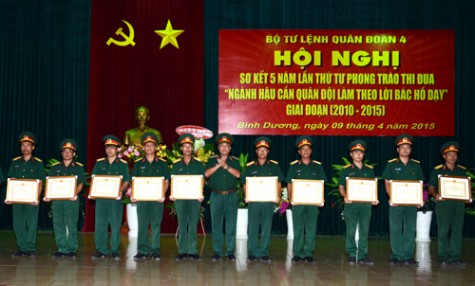 Quân đoàn 4: 100% đơn vị đạt tiêu chí “Nuôi quân giỏi, quản lý quân nhu tốt”