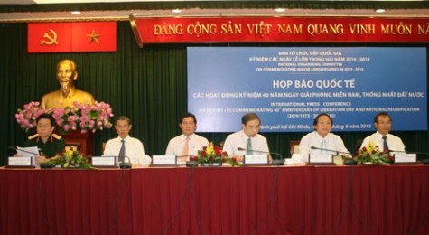 Họp báo quốc tế về các hoạt động kỷ niệm 40 năm Ngày Giải phóng miền Nam