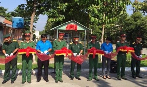 Đoàn thanh niên Becamex IDC hỗ trợ công trình “Nhà máy lọc nước tinh khiết” phục vụ các chiến sĩ