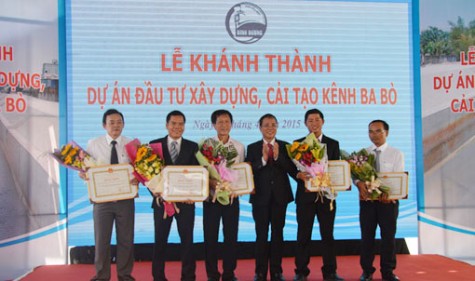 Khánh thành giai đoạn I công trình Đầu tư xây dựng, cải tạo kênh Ba Bò