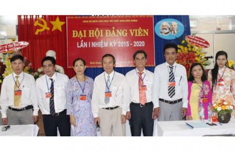 Đảng bộ Bệnh viện Phục hồi chức năng: Tổ chức Đại hội lần thứ I, nhiệm kỳ 2015-2020