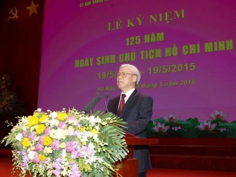 Kỷ niệm trọng thể 125 năm Ngày sinh Chủ tịch Hồ Chí Minh