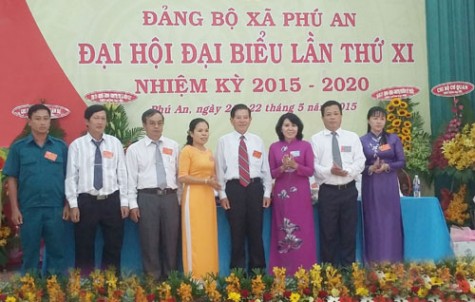 Đảng bộ xã Phú An, TX.Bến Cát: Tổ chức đại hội nhiệm kỳ 2015-2020