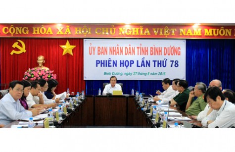 UBND tỉnh thông qua các nội dung trình kỳ họp thứ 16 - HĐND tỉnh khóa VIII