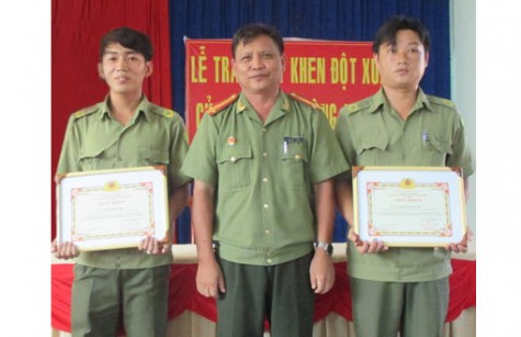 Khen thưởng thành tích phá án