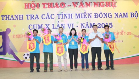 Khai mạc hội thao - văn nghệ thanh tra các tỉnh miền Đông Nam bộ