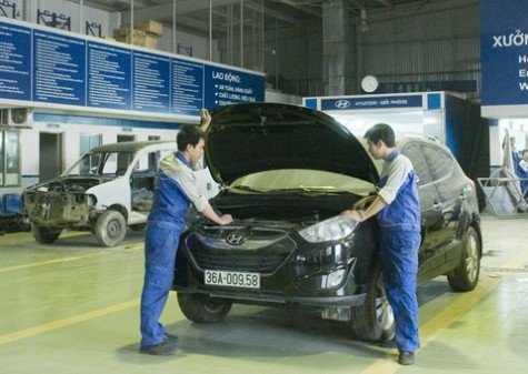 Khuyến mại dịch vụ cho xe Hyundai