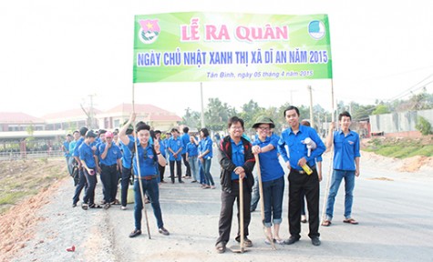 Tuổi trẻ Dĩ An: Làm dân vận qua những công trình, phần việc thiết thực