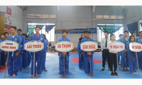 Khai mạc giải vô địch Vovinam thị xã Thuận An 2015