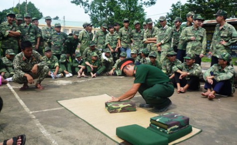 Phú Giáo: 234 học sinh tham gia “Học kỳ quân đội”