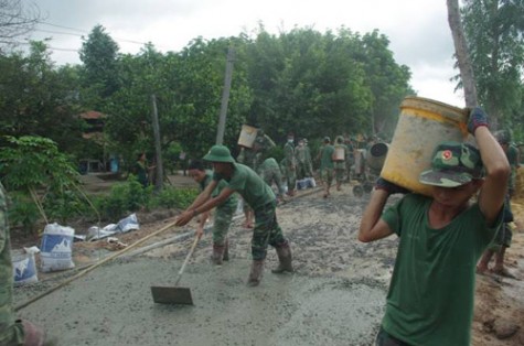 Trung đoàn 1, Sư đoàn 9: Về nguồn làm công tác dân vận