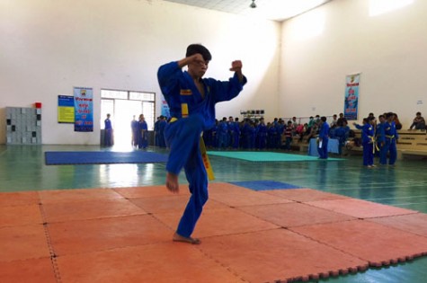 Liên đoàn Vovinam tỉnh Bình Dương: Tổ chức kỳ thi thăng cấp trung đẳng cho 64 võ sinh