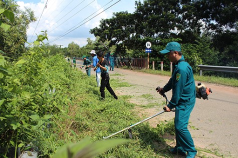 Phòng Kỹ thuật (Bộ Chỉ huy Quân sự tỉnh): Chung sức xây dựng nông thôn mới