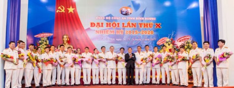 Bế mạc Đại hội Đảng bộ Công an tỉnh lần thứ X, nhiệm kỳ 2015 - 2020