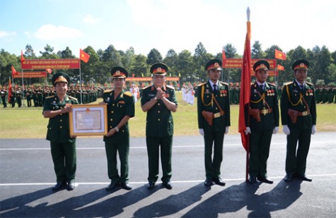 Sư đoàn 9, Quân đoàn 4:Kỷ niệm 50 năm ngày thành lập và đón nhận Huân chương Bảo vệ Tổ quốc hạng Nhì