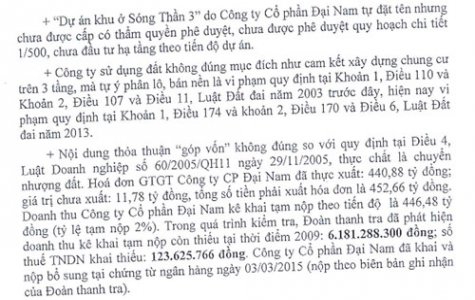 Vì sao Công ty Cổ phần Đại Nam bị thanh tra toàn diện? - Bài 1