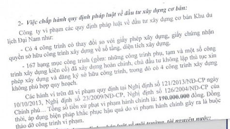 Vì sao Công ty Cổ phần Đại Nam bị thanh tra toàn diện? - Bài 2