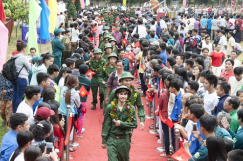 Lễ giao quân đợt II, năm 2015: Trang trọng, tự hào