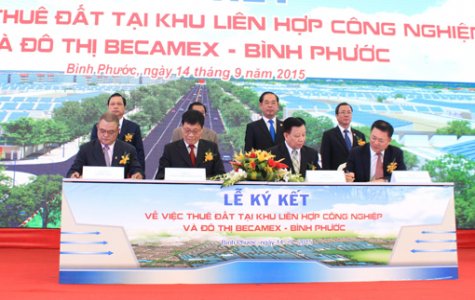 Khu Liên hợp công nghiệp và Đô thị Becamex - Bình Phước: Thu hút 150 triệu USD vốn đăng ký đầu tư ngay tại lễ khởi công