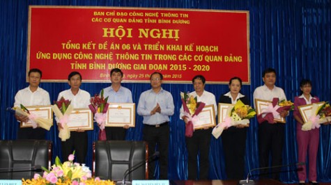 Triển khai kế hoạch ứng dụng công nghệ thông tin trong các cơ quan Đảng tỉnh giai đoạn 2015-2020