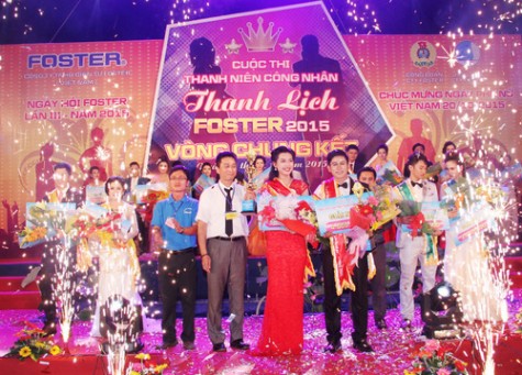 Chung kết cuộc thi Thanh niên công nhân thanh lịch Foster năm 2015