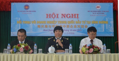 Hải quan đối thoại với doanh nghiệp Trung Quốc đầu tư tại Bình Dương