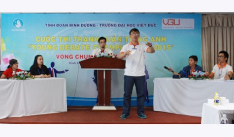 Chung kết cuộc thi tranh luận tiếng Anh “Young Debate championship 2015”