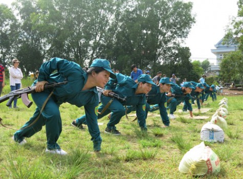 Lực lượng vũ trang TX.Bến Cát: Đẩy mạnh phong trào thi đua quyết thắng