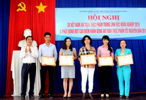 Hội nghị sơ kết “Năm an toàn thực phẩm trong lĩnh vực nông nghiệp 2015”