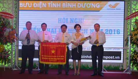 Năm 2015 doanh thu của Bưu điện tỉnh Bình Dương đạt hơn 200 tỷ đồng