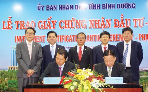 Dòng vốn FDI tiếp tục chảy mạnh về Bình Dương