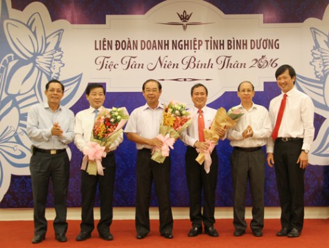 Liên đoàn Doanh nghiệp Bình Dương họp mặt tân niên