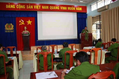 Thông qua phương án chữa cháy và cứu nạn cứu hộ phối hợp nhiều lực lượng tại Công ty TNHH White Feathers International