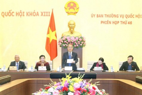 Khai mạc Phiên họp thứ 46 Ủy ban Thường vụ Quốc hội khóa XIII