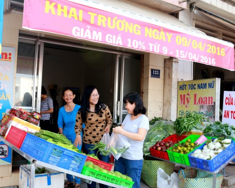 Khai trương cửa hàng nông sản an toàn