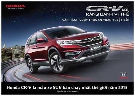 Honda Việt Nam giới thiệu CR-V 2.4 phiên bản cao cấp